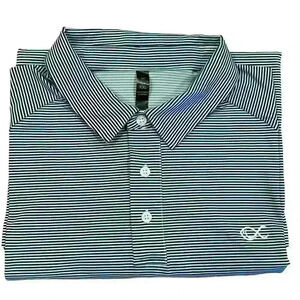 Southern Athletica Short Sleeve 1/4 Button Golf Performance Polo Shirt Mens XXL